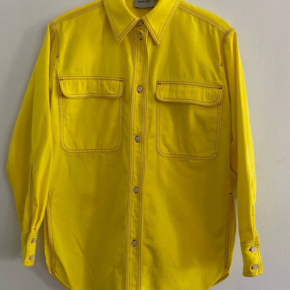 Rachel Comey Supply Shirt in Citron - Picture 2 of 3